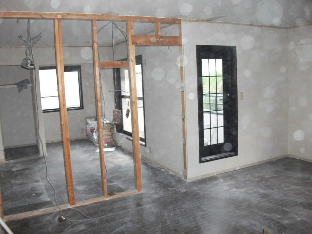 大阪府高槻市で戸建てのリノベーションの２海洋目の施工前の写真