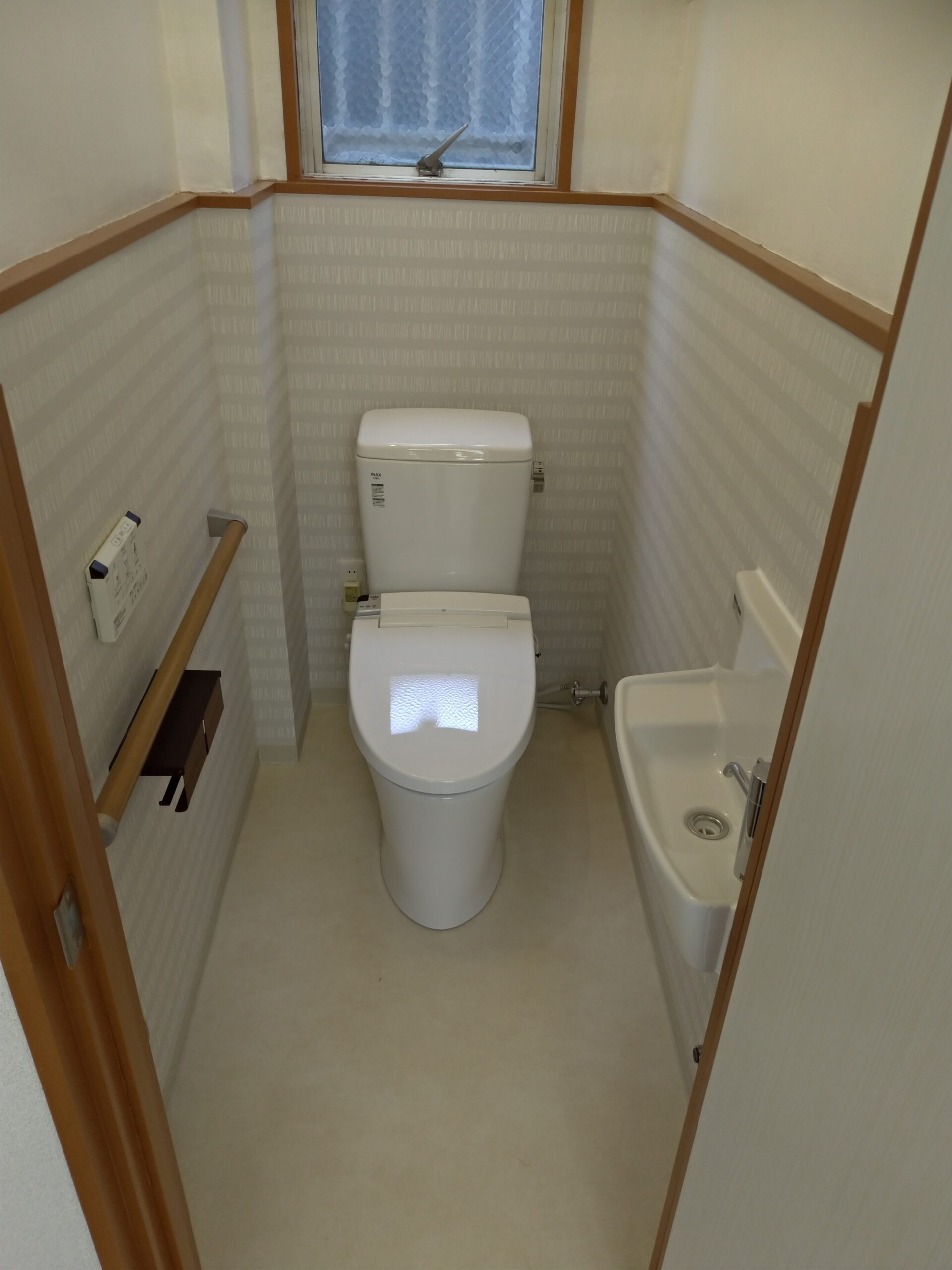 大阪府枚方市でトイレリフォームで和式トイレから洋式トイレにリフォームのリフォーム後
